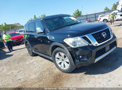 2017 NISSAN ARMADA PLATINUM Black  Gasoline JN8AY2ND9H9001955 photo #1