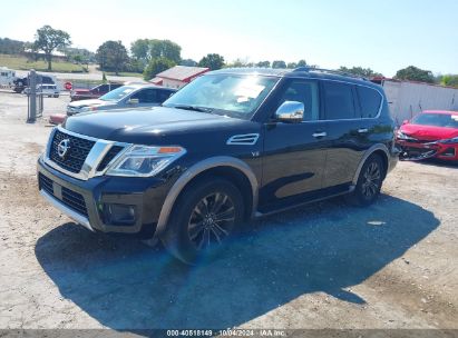 2017 NISSAN ARMADA PLATINUM Black  Gasoline JN8AY2ND9H9001955 photo #3