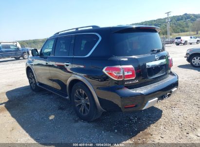 2017 NISSAN ARMADA PLATINUM Black  Gasoline JN8AY2ND9H9001955 photo #4