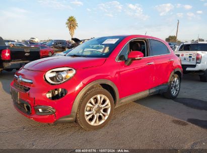 2016 FIAT 500X LOUNGE Red  Gasoline ZFBCFXDT0GP395195 photo #3