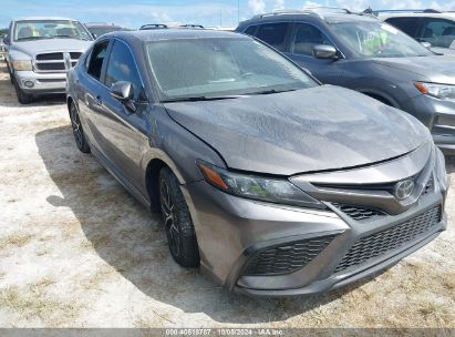 2022 TOYOTA CAMRY SE Gray  Gasoline 4T1T11AK9NU695185 photo #1