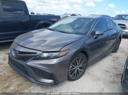 2022 TOYOTA CAMRY SE Gray  Gasoline 4T1T11AK9NU695185 photo #3