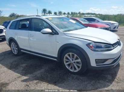 2019 VOLKSWAGEN GOLF ALLTRACK TSI S/TSI SE/TSI SEL White  Gasoline 3VWH17AUXKM518527 photo #1