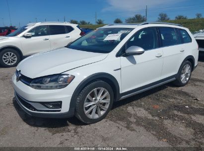 2019 VOLKSWAGEN GOLF ALLTRACK TSI S/TSI SE/TSI SEL White  Gasoline 3VWH17AUXKM518527 photo #3