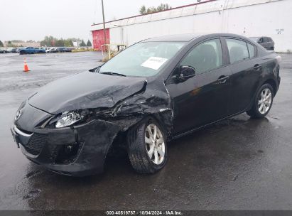 2010 MAZDA MAZDA3 I TOURING Black  Gasoline JM1BL1SG5A1153548 photo #3