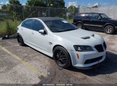 2009 PONTIAC G8 White  Gasoline 6G2ER57789L160366 photo #1