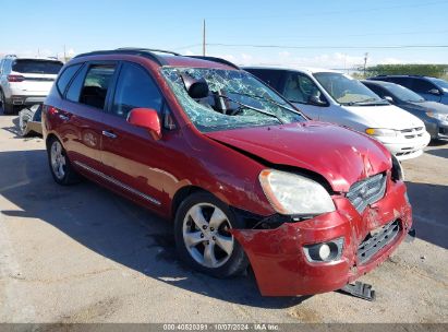 2008 KIA RONDO EX V6 Burgundy  Gasoline KNAFG526487158488 photo #1