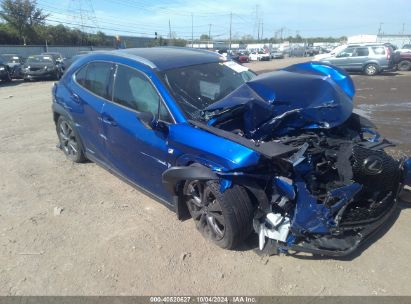 2021 LEXUS UX 250H F SPORT Blue  Hybrid JTHR9JBHXM2042173 photo #1