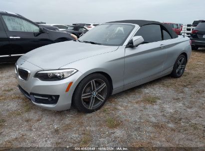 2017 BMW 230I Silver  Gasoline WBA2K9C3XHV647322 photo #3