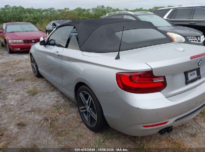 2017 BMW 230I Silver  Gasoline WBA2K9C3XHV647322 photo #4