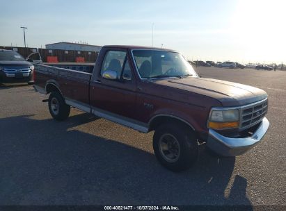 1996 FORD F150 Burgundy  Gasoline 1FTEF15N0TLA57932 photo #1