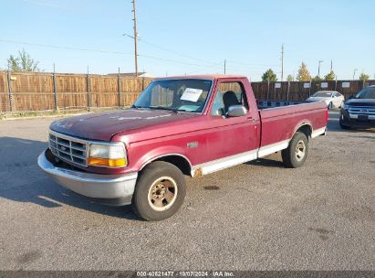 1996 FORD F150 Burgundy  Gasoline 1FTEF15N0TLA57932 photo #3