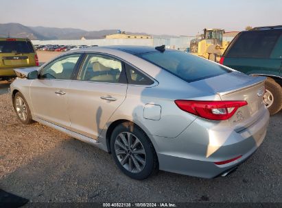 2016 HYUNDAI SONATA LIMITED Silver  Gasoline 5NPE34AFXGH261057 photo #4