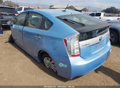 2014 TOYOTA PRIUS PLUG-IN Light Blue  Hybrid JTDKN3DPXE3059243 photo #4