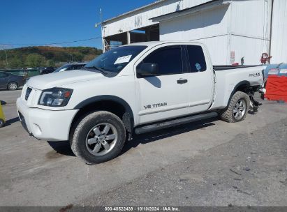 2011 NISSAN TITAN PRO-4X White  Gasoline 1N6AA0CC0BN308134 photo #3