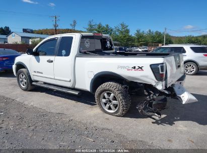 2011 NISSAN TITAN PRO-4X White  Gasoline 1N6AA0CC0BN308134 photo #4