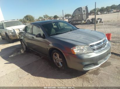 2013 DODGE AVENGER SE Gray  Gasoline 1C3CDZAB4DN690578 photo #1