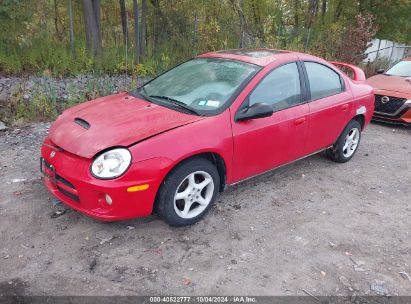 2005 DODGE NEON SXT Red  Gasoline 1B3ES56C35D214643 photo #3