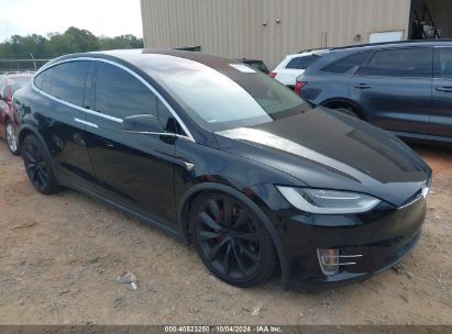 2017 TESLA MODEL X Black  Electric JTEBT14R78K003777 photo #1