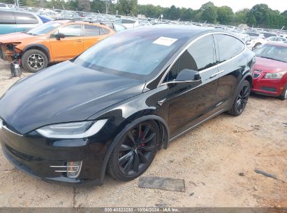 2017 TESLA MODEL X Black  Electric JTEBT14R78K003777 photo #3