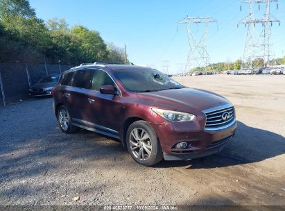 2014 INFINITI QX60 Burgundy  Gasoline 5N1AL0MM4EC552725 photo #1