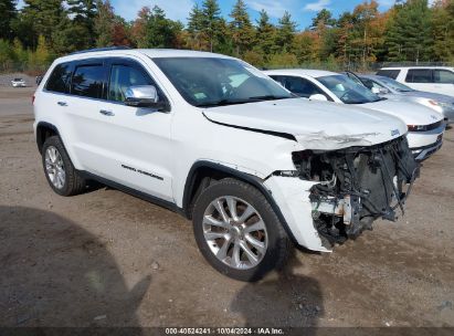 2017 JEEP GRAND CHEROKEE LIMITED 4X4 White  Flexible Fuel 1C4RJFBG1HC604944 photo #1