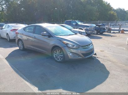 2015 HYUNDAI ELANTRA SE Gray  Gasoline 5NPDH4AE4FH599928 photo #1