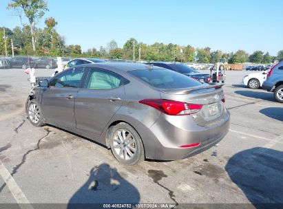 2015 HYUNDAI ELANTRA SE Gray  Gasoline 5NPDH4AE4FH599928 photo #4