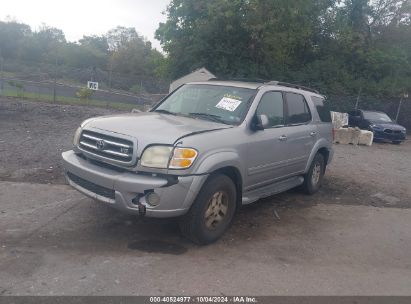 2001 TOYOTA SEQUOIA LIMITED V8 Gray  Gasoline 5TDBT48A21S035500 photo #3