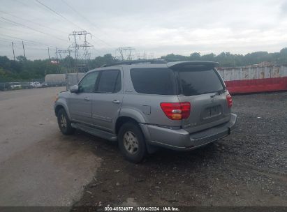 2001 TOYOTA SEQUOIA LIMITED V8 Gray  Gasoline 5TDBT48A21S035500 photo #4