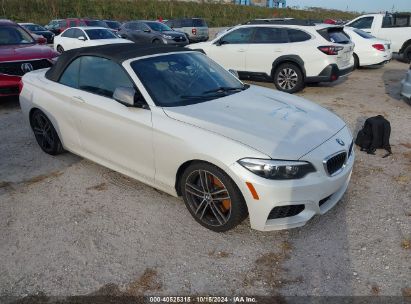 2018 BMW M240I White  Gasoline WBA2N1C55JVC27972 photo #1