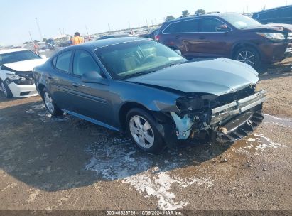 2006 PONTIAC GRAND PRIX Blue  Gasoline 2G2WP582761312309 photo #1