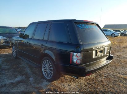 2011 LAND ROVER RANGE ROVER SUPERCHARGED Black  Gasoline SALMF1E48BA353321 photo #4