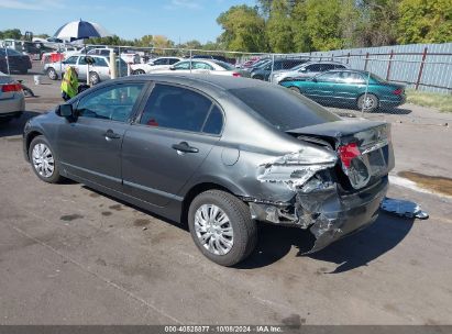 2011 HONDA CIVIC VP Gray  Gasoline 2HGFA1F39BH518509 photo #4