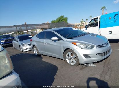 2013 HYUNDAI ELANTRA GLS Silver  Gasoline 5NPDH4AE4DH329479 photo #1