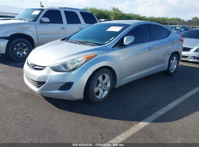 2013 HYUNDAI ELANTRA GLS Silver  Gasoline 5NPDH4AE4DH329479 photo #3