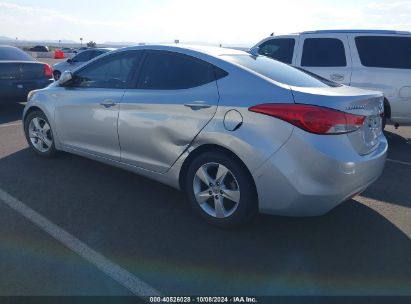 2013 HYUNDAI ELANTRA GLS Silver  Gasoline 5NPDH4AE4DH329479 photo #4