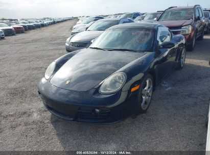 2008 PORSCHE CAYMAN Black  Gasoline WP0AA29888U761319 photo #3