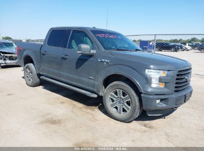 2016 FORD F-150 XLT Gray  Gasoline 1FTEW1EGXGKF46397 photo #1