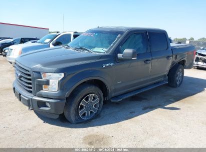 2016 FORD F-150 XLT Gray  Gasoline 1FTEW1EGXGKF46397 photo #3