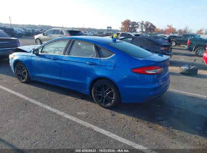 2020 FORD FUSION SE Blue  Gasoline 3FA6P0HD0LR217491 photo #4