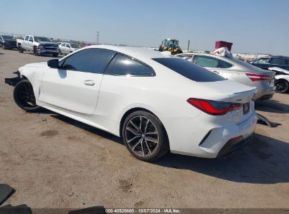 2021 BMW M440I XDRIVE White  Gasoline WBA13AR04MCG77030 photo #4