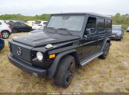 2004 MERCEDES-BENZ G 500 4MATIC Black  Gasoline WDCYR49E54X143421 photo #3