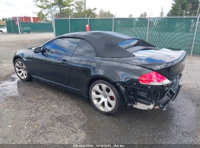 2005 BMW 645CI Black  Gasoline WBAEK73445B328585 photo #4