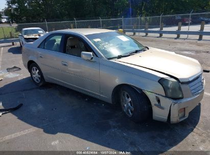 2007 CADILLAC CTS STANDARD Silver  Gasoline 1G6DP577070103803 photo #1