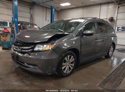 2014 HONDA ODYSSEY EX-L Gray  Gasoline 5FNRL5H66EB026194 photo #3