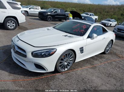 2019 MERCEDES-BENZ SL 550 White  Gasoline WDDJK7DA9KF054428 photo #3