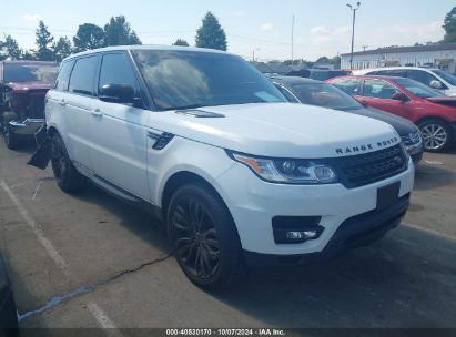 2014 LAND ROVER RANGE ROVER SPORT 5.0L V8 SUPERCHARGED White  Flexible Fuel SALWR2TFXEA353819 photo #1