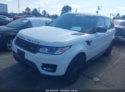 2014 LAND ROVER RANGE ROVER SPORT 5.0L V8 SUPERCHARGED White  Flexible Fuel SALWR2TFXEA353819 photo #3