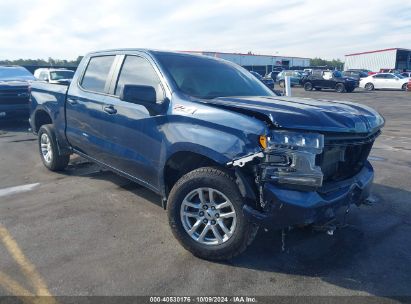 2022 CHEVROLET SILVERADO 1500 LTD 4WD  SHORT BED RST Dark Blue  Gasoline 1GCUYEED6NZ168604 photo #1